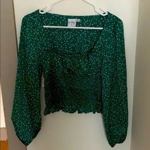 Princess Polly Green Shirt